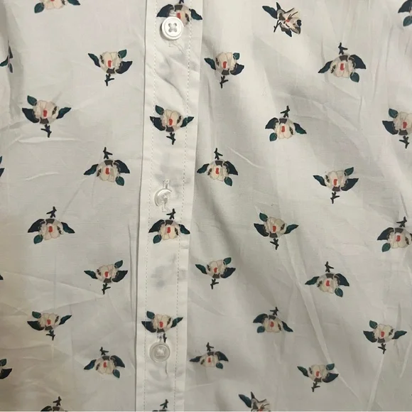 Banana Republic Riley Magnolia Floral shirt casual workwear button down shirt - Picture 10 of 10